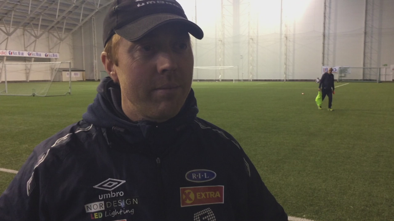 Maalen før årets første treningskamp